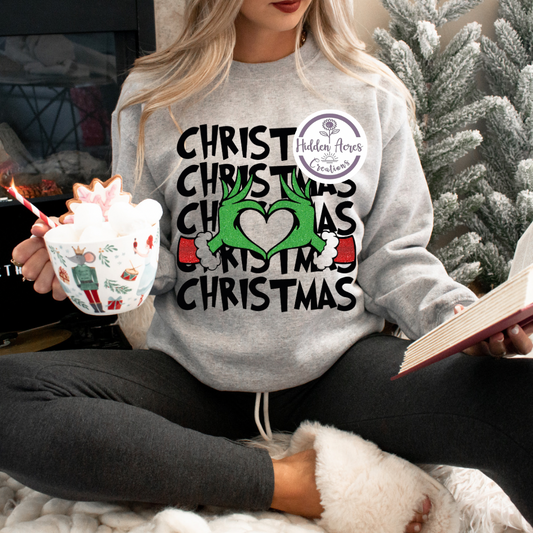 Christmas Christmas Christmas Sub Crewneck (Toddler,Youth,Adult)