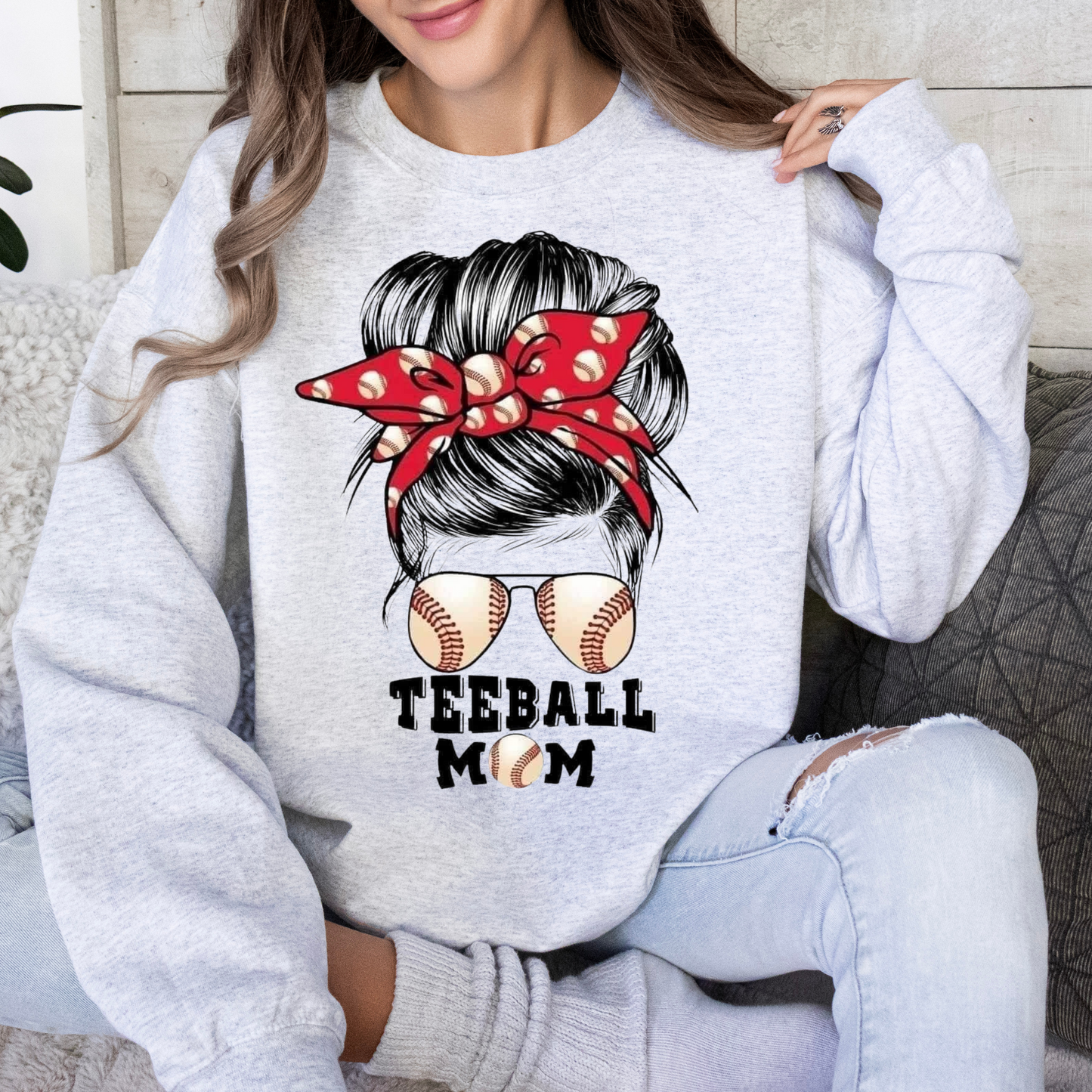 Teeball Mom Crewneck