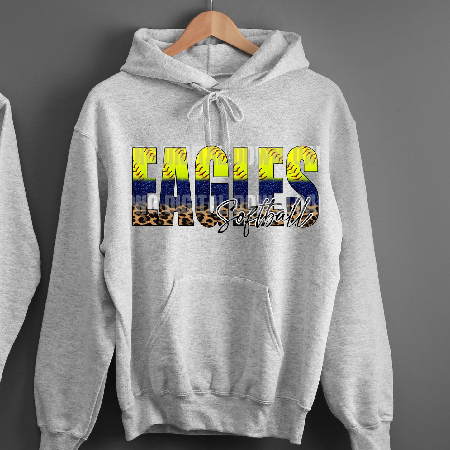 Eagles Softball Letter Hoodie