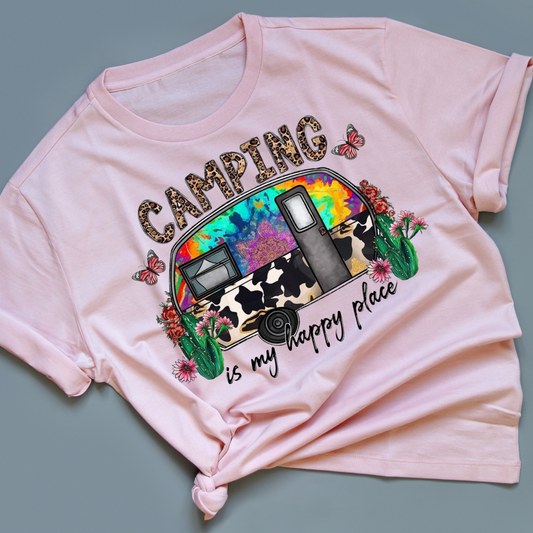 Camping is my Happy Place Tee