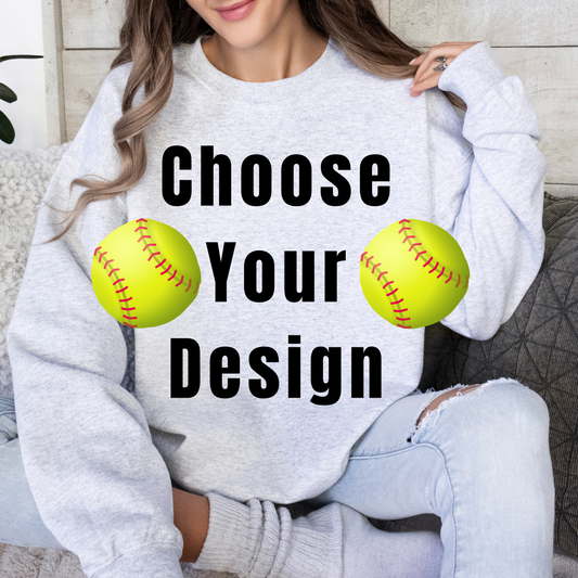 *Build Your Own* Softball Mom Crewneck