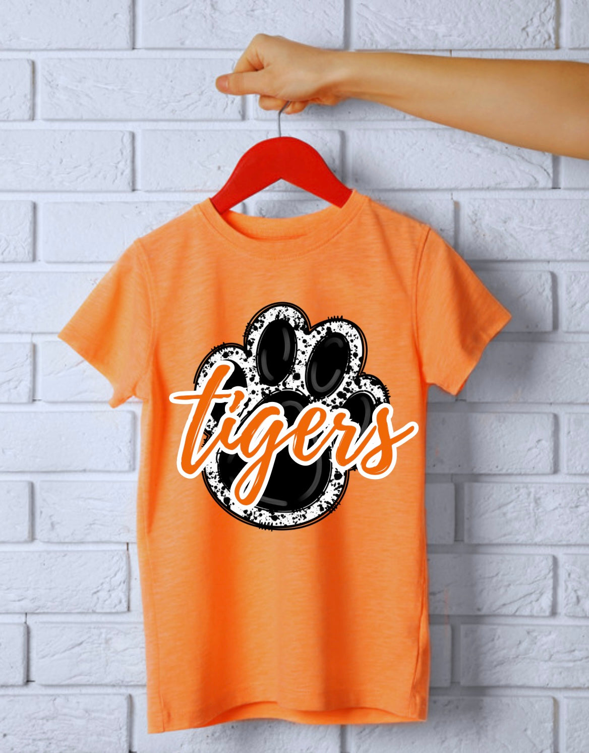 Tigers Paw Tee Black (Toddler, Youth, Adult)