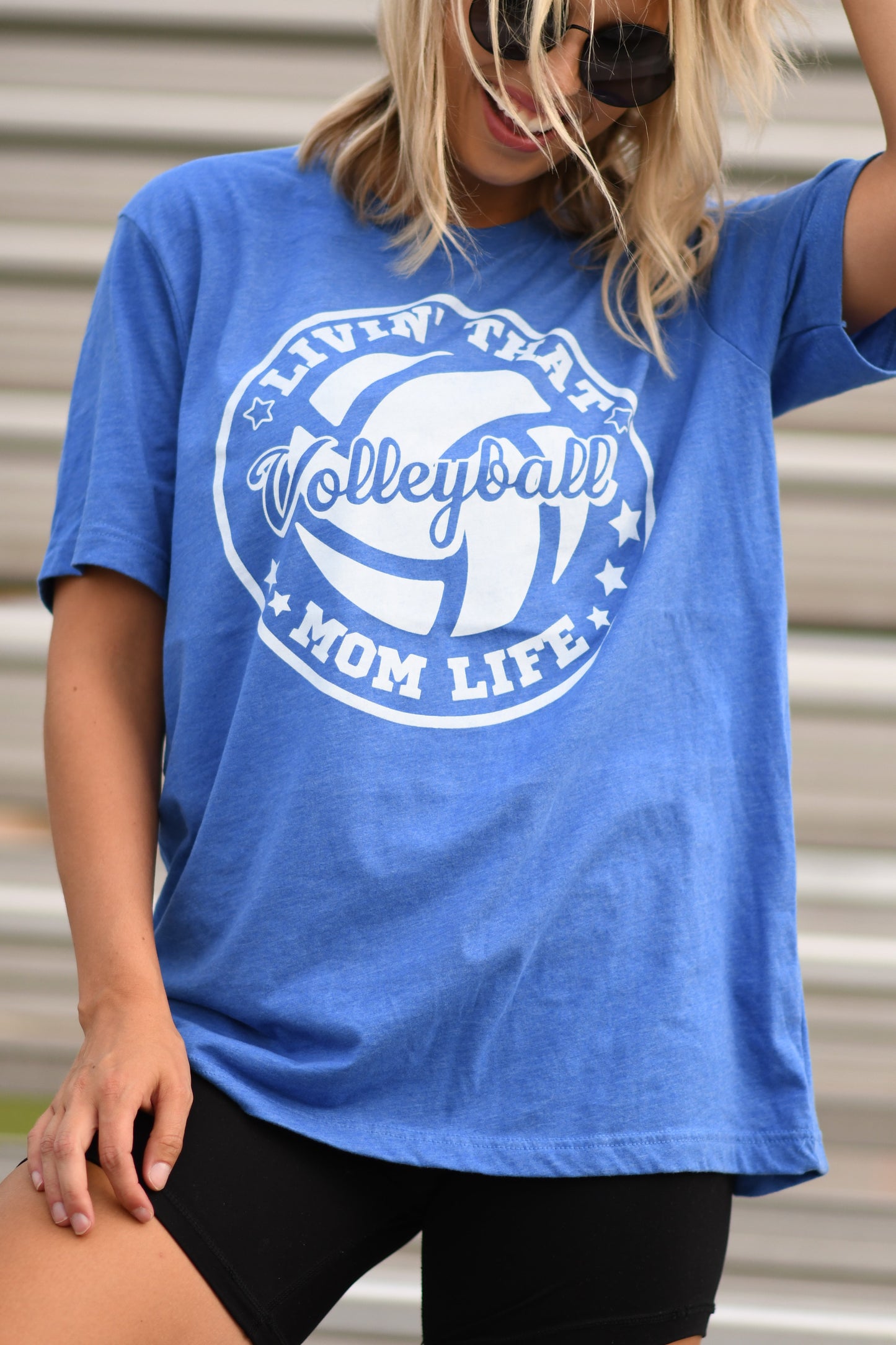 Livin’ That Volleyball Mom Life Pick Your Color Tee