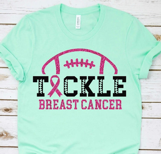Tackle Breast Cancer Awareness Tee