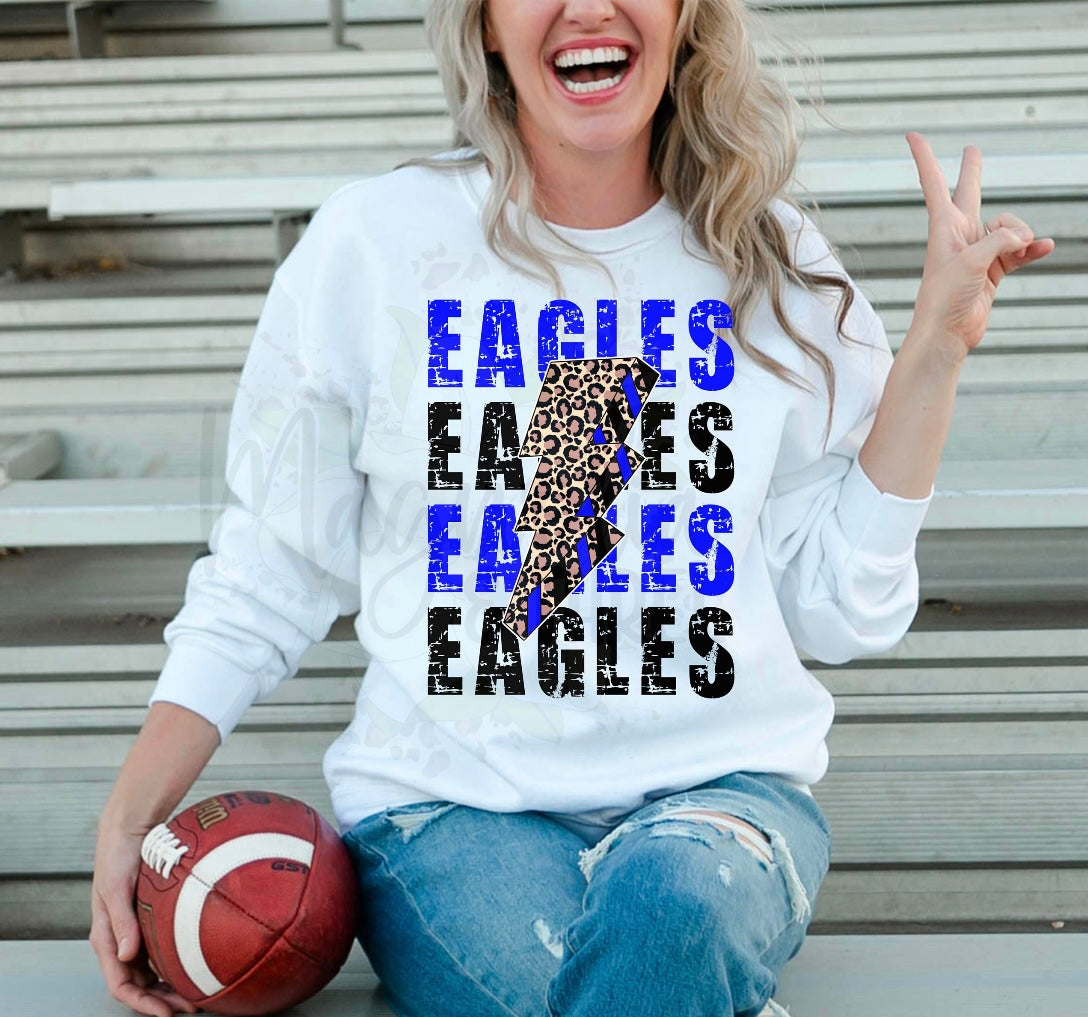 Eagles Lightening Bolt Sub Crewneck (Youth, Adult)