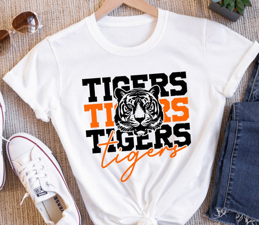 Tigers Mascot Sub Tee Shirt (Youth, Adult)