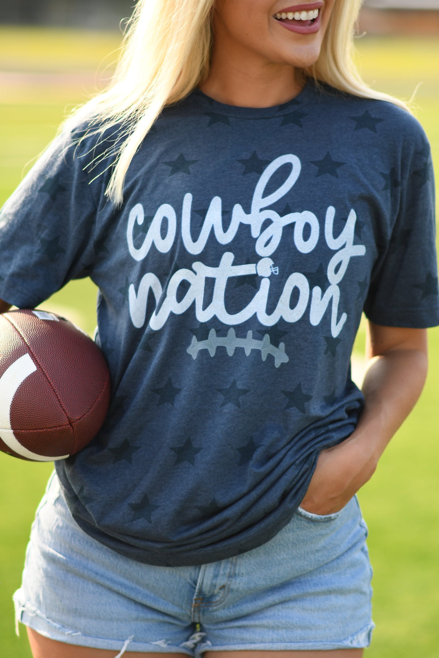 Cowboys Nation Star Tee