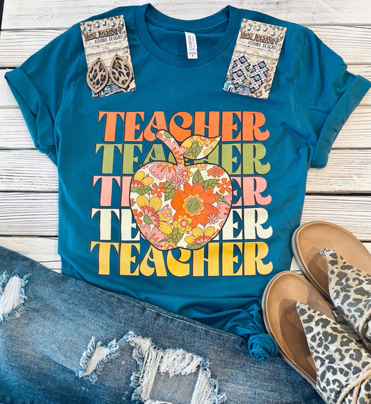 Retro Teacher Tee | Teacher Shirt