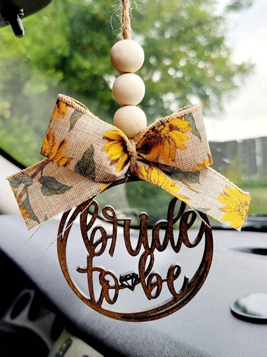 Bride to Be Car Charm