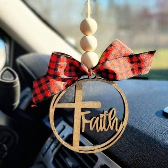 Faith Car Charm