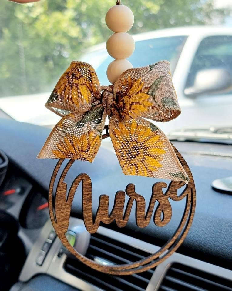 Nurse Car Charm