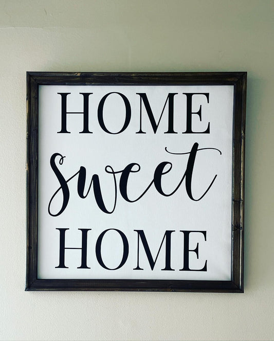 Home Sweet Home | Farmhouse Décor | Home Décor | Living Room Signs | Family Room Signs | Wood Signs | Mothers Day Gift