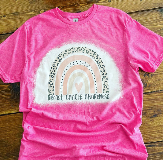 Breast Cancer Awareness Rainbow Shirt