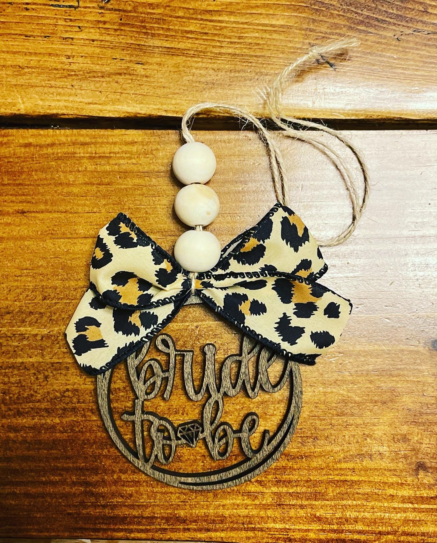 Bride to Be Car Charm