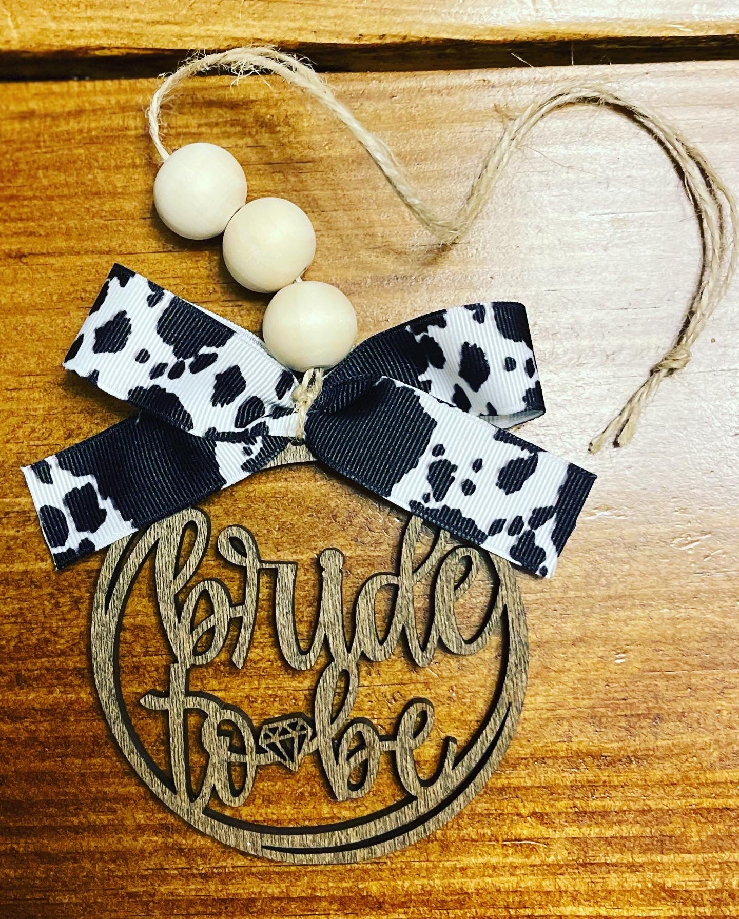 Bride to Be Car Charm