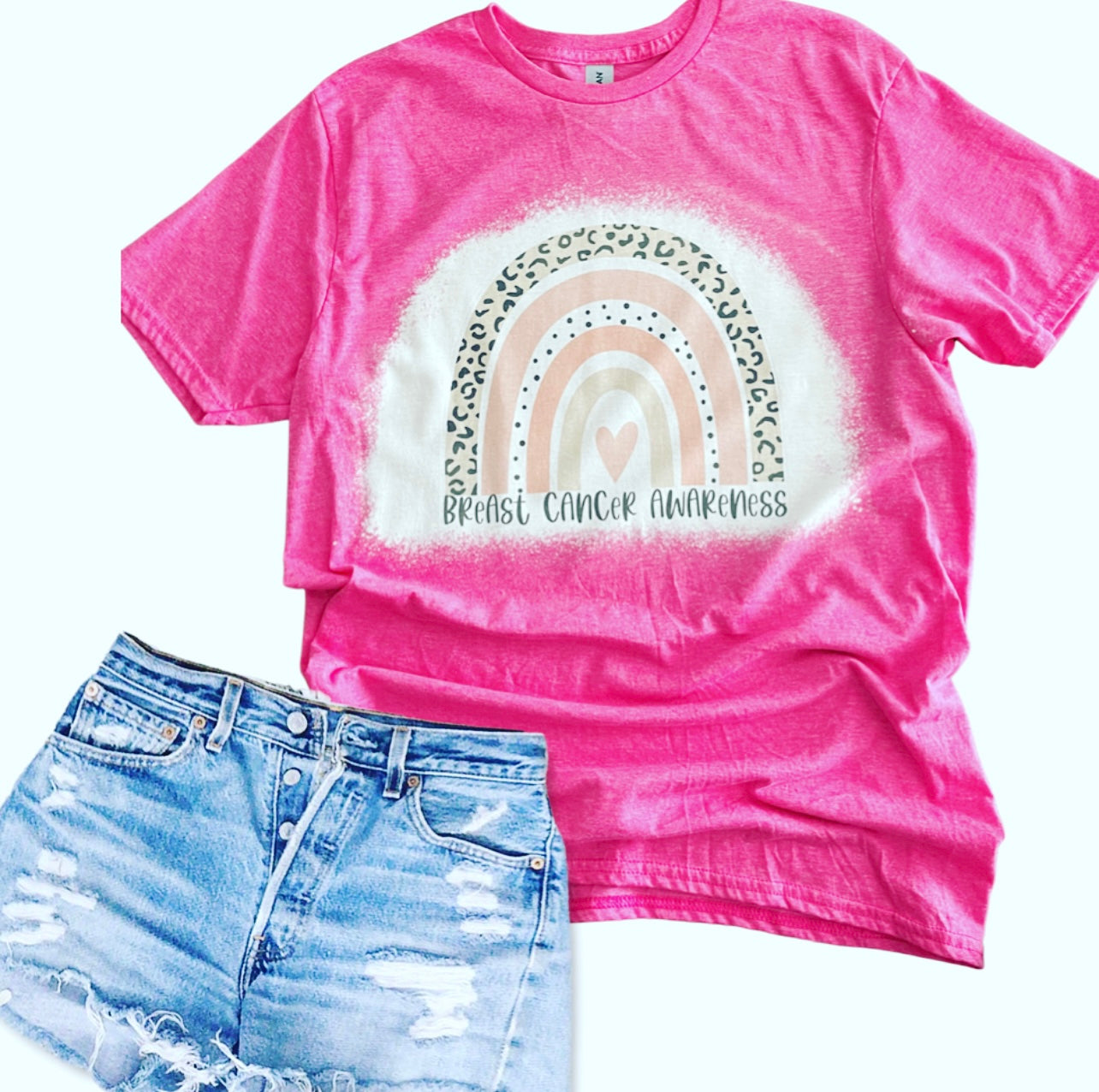 Breast Cancer Awareness Rainbow Shirt