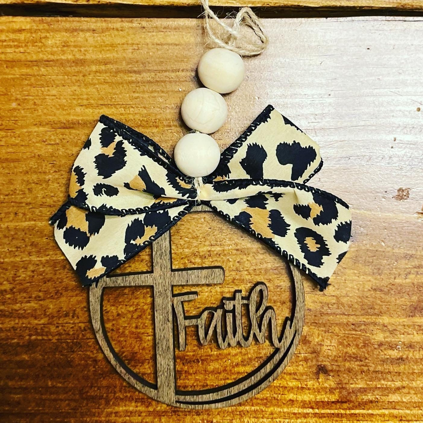 Faith Car Charm